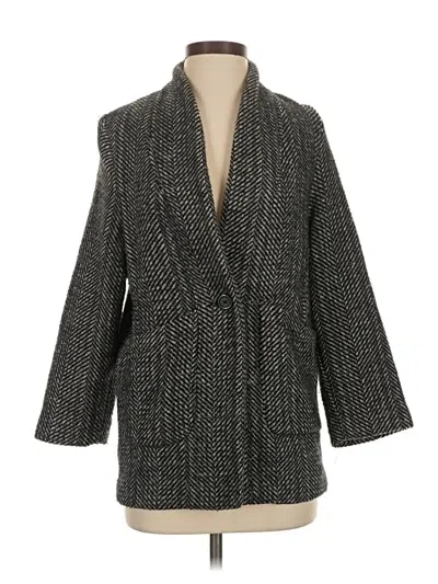 Pre-owned H&m Coat In Gray