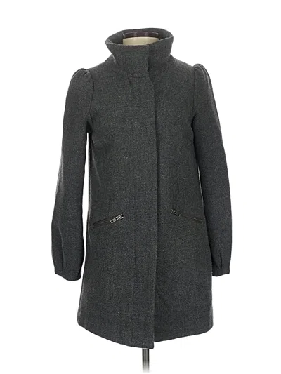 Pre-owned H&m Coat In Gray