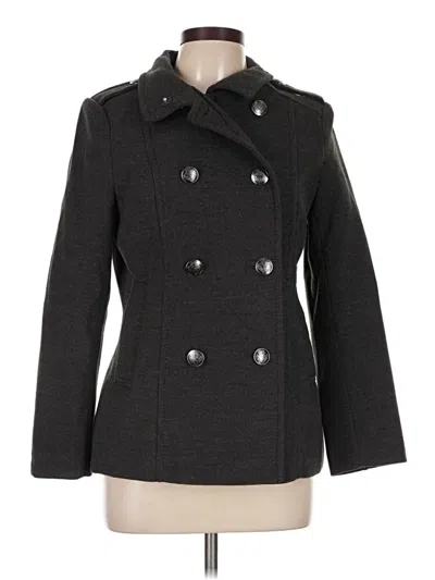 Pre-owned H&m Coat In Gray
