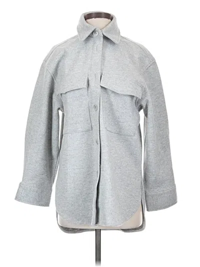 Pre-owned H&m Coat In Gray