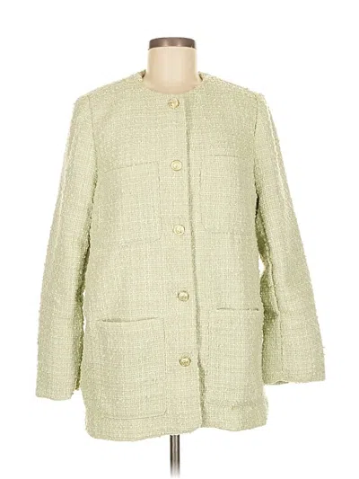 Pre-owned H&m Coat In Green