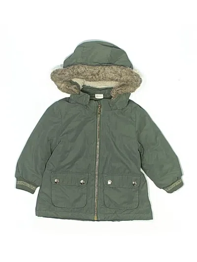 Pre-owned H&m Babies' Coat In Green