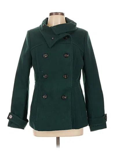 Pre-owned H&m Coat In Green