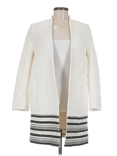 Pre-owned H&m Coat In Ivory