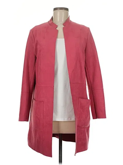 Pre-owned H&m Coat In Pink