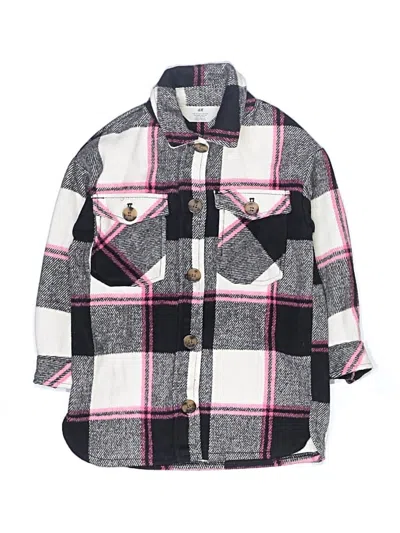 Pre-owned H&m Kids' Coat In Pink