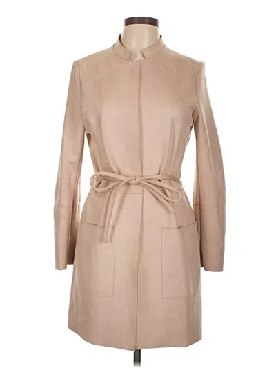 Pre-owned H&m Coat In Tan