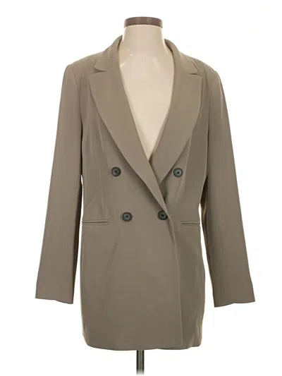 Pre-owned H&m Coat In Tan