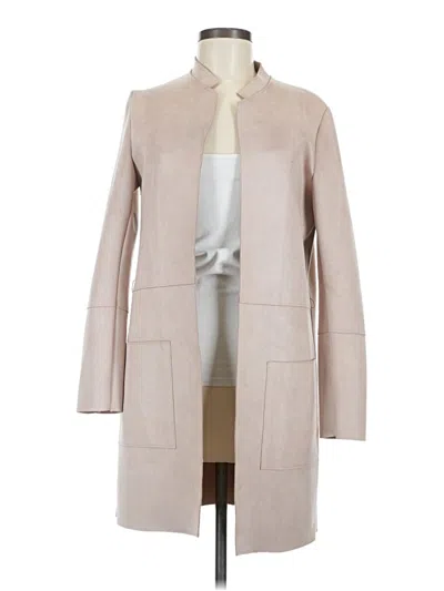 Pre-owned H&m Coat In White