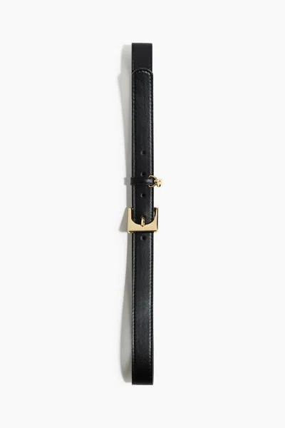 H&m Coated Belt In Black