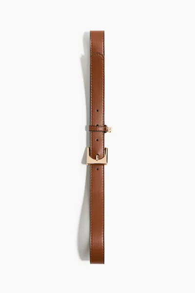 H&m Coated Belt In Brown