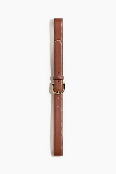 H&m Coated Belt In Brown