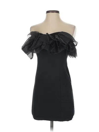 Pre-owned H&m Cocktail Dress In Black