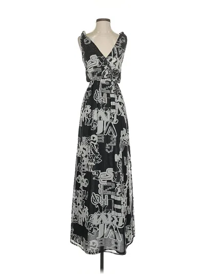 Pre-owned H&m Cocktail Dress In Black