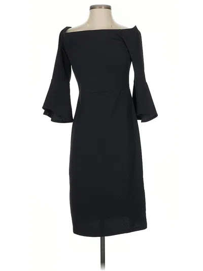 Pre-owned H&m Cocktail Dress In Black