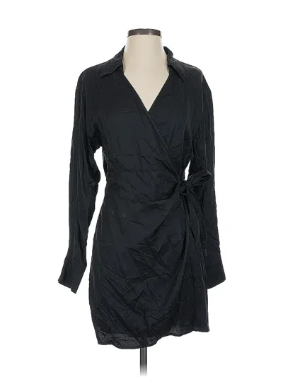 Pre-owned H&m Cocktail Dress In Black