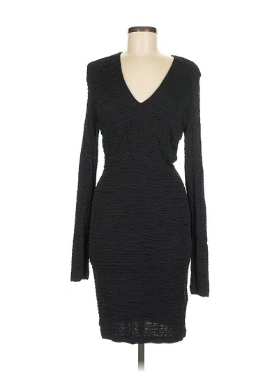 Pre-owned H&m Cocktail Dress In Black