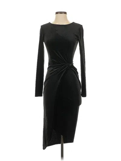 Pre-owned H&m Cocktail Dress In Black