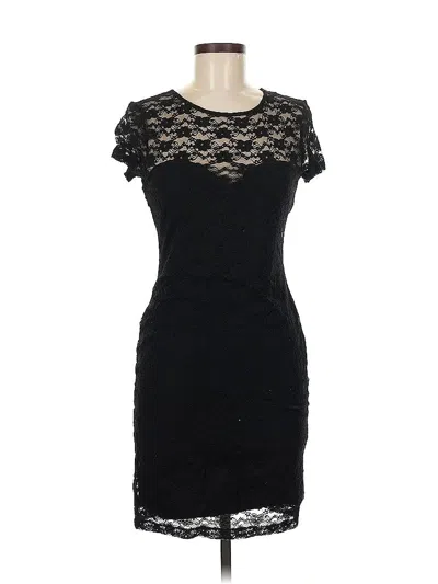 Pre-owned H&m Cocktail Dress In Black