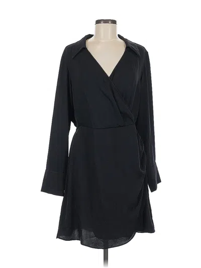 Pre-owned H&m Cocktail Dress In Black