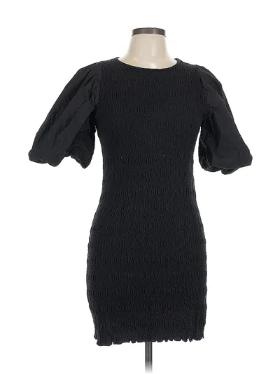 Pre-owned H&m Cocktail Dress In Black