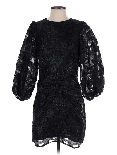 Pre-owned H&m Cocktail Dress In Black
