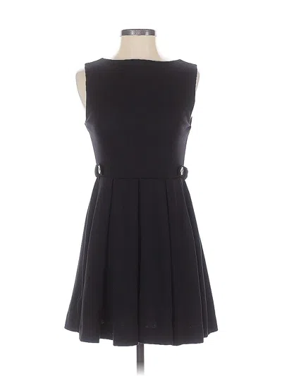 Pre-owned H&m Cocktail Dress In Black