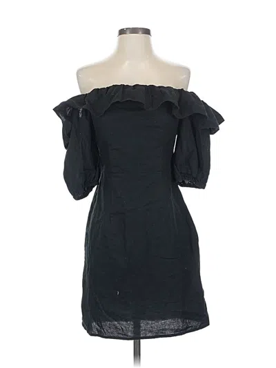 Pre-owned H&m Cocktail Dress In Black