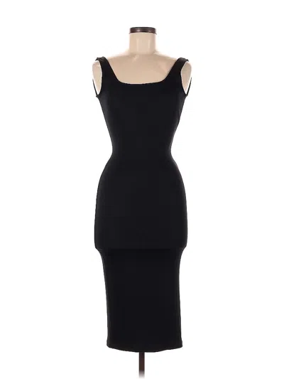 Pre-owned H&m Cocktail Dress In Black