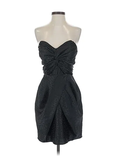 Pre-owned H&m Cocktail Dress In Black