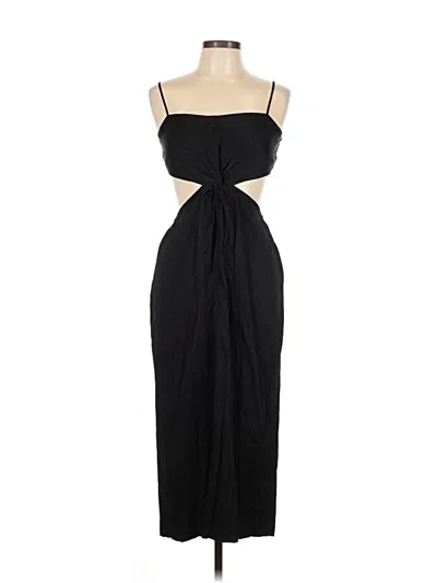 Pre-owned H&m Cocktail Dress In Black