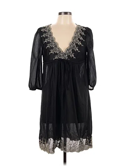 Pre-owned H&m Cocktail Dress In Black