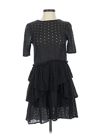 Pre-owned H&m Cocktail Dress In Black