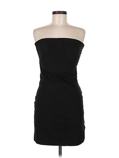 Pre-owned H&m Cocktail Dress In Black