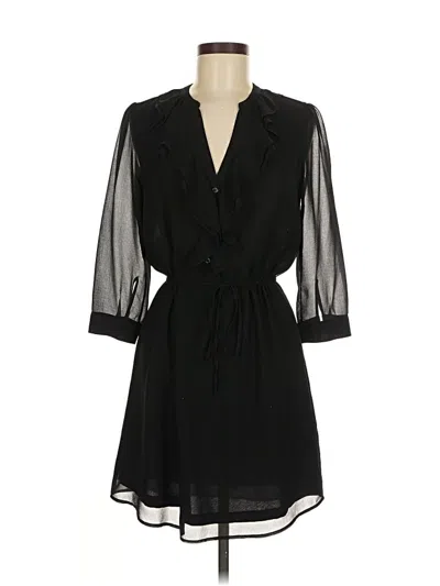 Pre-owned H&m Cocktail Dress In Black