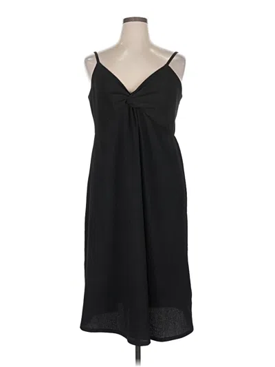 Pre-owned H&m Cocktail Dress In Black