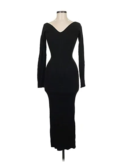 Pre-owned H&m Cocktail Dress In Black
