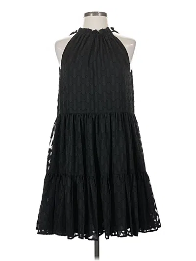 Pre-owned H&m Cocktail Dress In Black