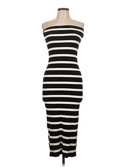Pre-owned H&m Cocktail Dress In Black