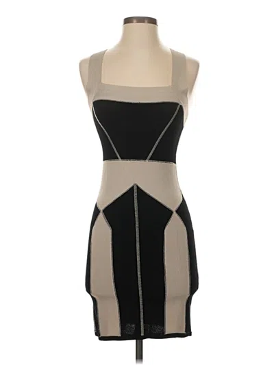 Pre-owned H&m Cocktail Dress In Black