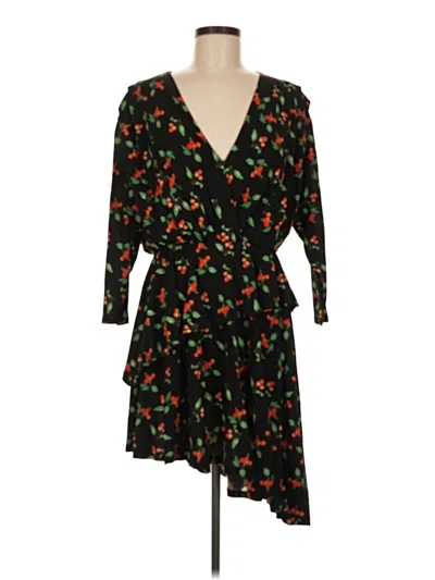 Pre-owned H&m Cocktail Dress In Black