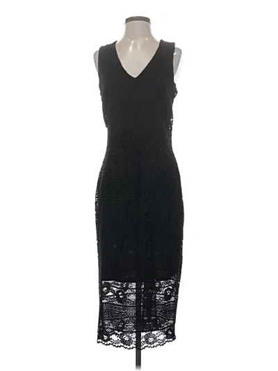 Pre-owned H&m Cocktail Dress In Black