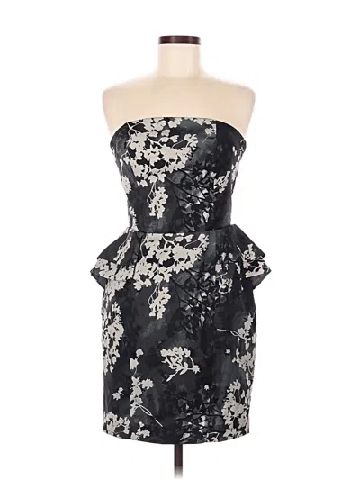 Pre-owned H&m Cocktail Dress In Black