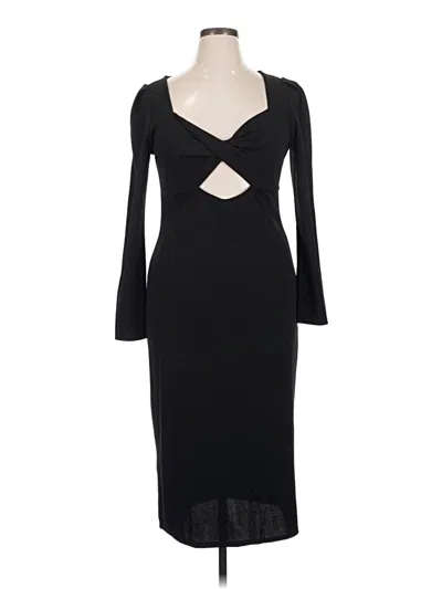 Pre-owned H&m Cocktail Dress In Black