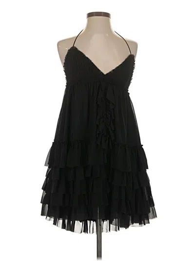 Pre-owned H&m Cocktail Dress In Black