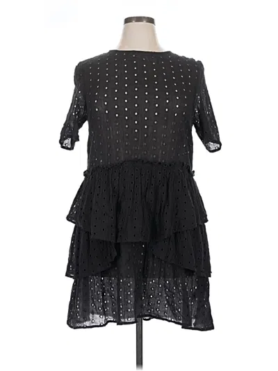 Pre-owned H&m Cocktail Dress In Black