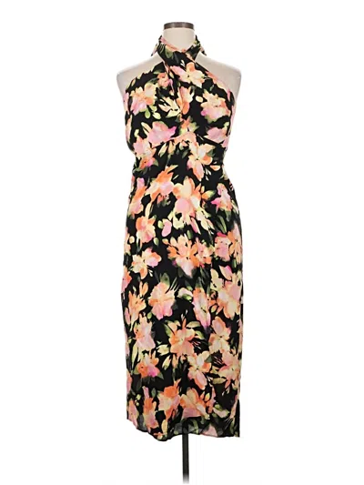 Pre-owned H&m Cocktail Dress In Black