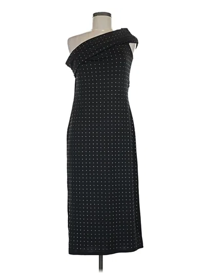 Pre-owned H&m Cocktail Dress In Black