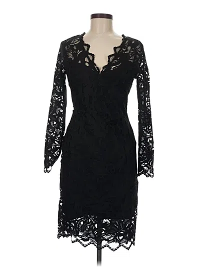Pre-owned H&m Cocktail Dress In Black