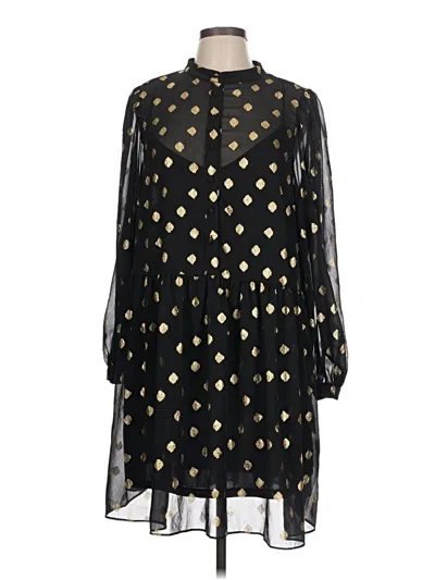 Pre-owned H&m Cocktail Dress In Black